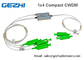 निष्क्रिय ऑप्टिकल नेटवर्क के लिए 1x4 सीएच ऑप्टिकल कॉम्पैक्ट सीडब्ल्यूडीएम मक्स डिमक्स मॉड्यूल