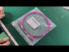 एलसी/पीसी यूनिबूट ध्रुवीयता इंटरचेंज डुप्लेक्स पैच कॉर्ड LSZH 5m पैच केबल