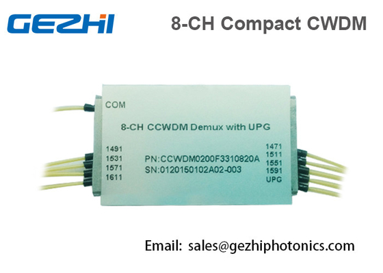 खरीदें MAN CWDM Mux Demux 1x8 चैनल ऑप्टिकल मल्टीप्लेक्सर मिनी आकार online manufacture