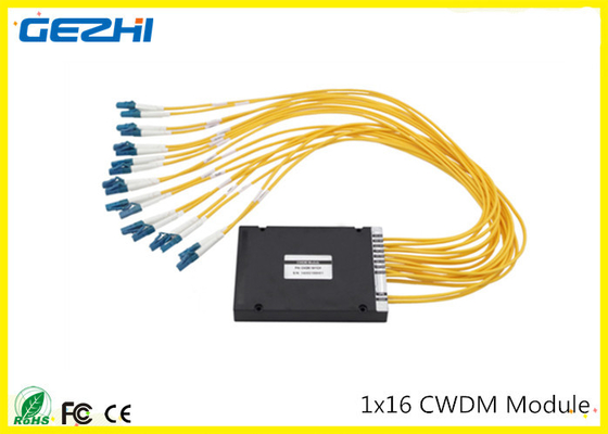 खरीदें 1x16CH CWDM Mux डिमक्स मॉड्यूल 1260 - 1620nm LC कनेक्टर मल्टीपल वेवलेंथ online manufacture