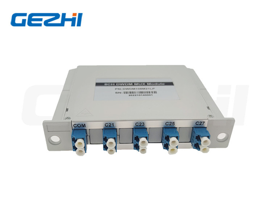 खरीदें 100GHz 8 चैनल DWDM मक्स डिमक्स वेवलेंथ डिवीजन मल्टीप्लेक्सर online manufacture