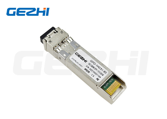 खरीदें 10G CWDM SFP ट्रांससीवर मॉड्यूल 1410 - 1610nm 10GBASE 80KM LC/UPC कनेक्टर online manufacture