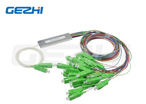 खरीदें मिनी कपलर 2 X 8 SC / APC फाइबर ऑप्टिक स्प्लिटर WDM 1.5M FTTH बॉक्स के लिए online manufacture