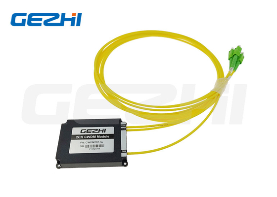 खरीदें 1510nm 1550nm 2CH CWDM मल्टीप्लेक्सर मॉड्यूल ABS बॉक्स 100X80X10mm online manufacture