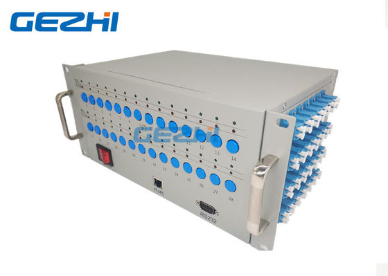 खरीदें 4U रैकमाउंट डुअल 28 पियाज 2x4 ऑप्टो मैकेनिकल स्विच online manufacture