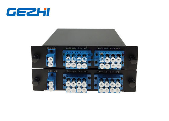 खरीदें दो फाइबर दोहरी 8 रास्ता C28 ऑप्टिकल DWDM Mux डिमक्स online manufacture