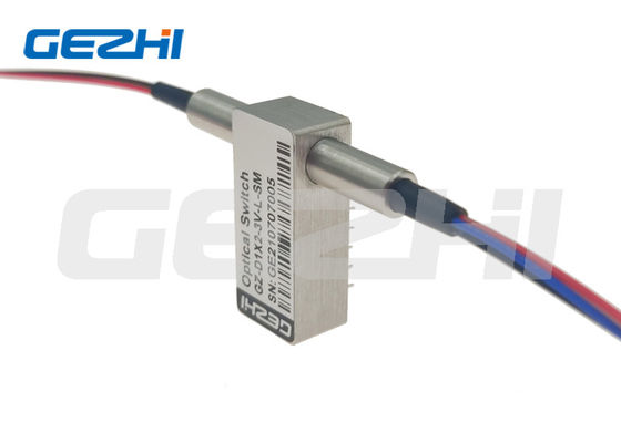 खरीदें D1x2 मैकेनिकल ऑप्टिकल स्विच 1650nm LC UPC डुअल रिले स्विच online manufacture