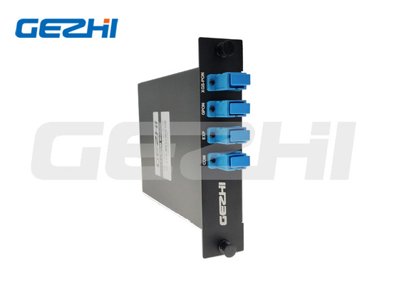 सिंगल फाइबर सह-अस्तित्व तत्व GPON + XGS-PON CEx WDM LGX मॉड्यूल SC / UPC अडैप्टर