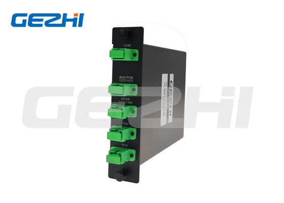 GPON/XGS-PON/RFoG WDM फ़िल्टर मॉड्यूल ऑप्टिकल सह-अस्तित्व मॉड्यूल