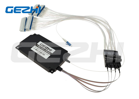 DWDM ट्रांसमिशन के लिए 100G 48 चैनल फ्लैट टॉप AAWG Mux Demux: