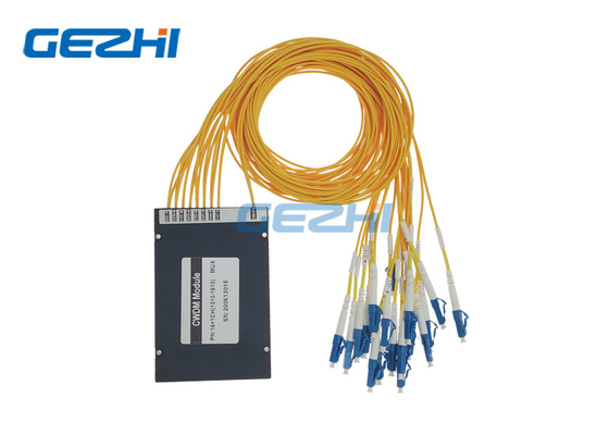 16 चैनल CWDM मॉड्यूल LC/PC 1310 - 1610nm फाइबर ऑप्टिकल बॉक्स