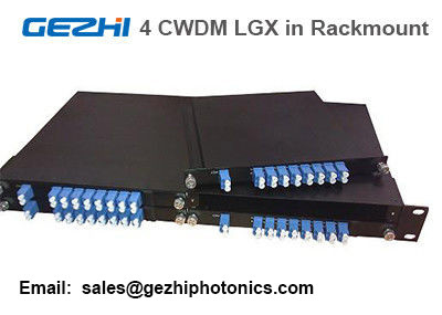 पैसिव CWDM Mux डिमक्स 8CH मॉड्यूल 4pcs LGX बॉक्स 19