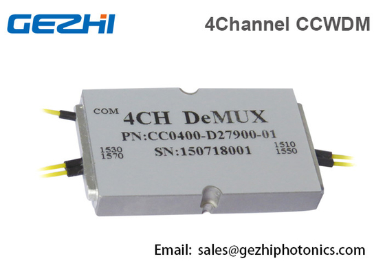 मिनी मॉड्यूल 4 चैनल CWDM Mux कॉम्पैक्ट CWDM 1270 - 1610nm PON नेटवर्क के लिए