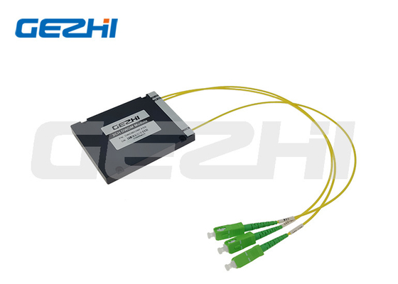 100G=100Ghz 2CH Dwdm Wdm ABS बॉक्स 100x80x10mm सिंगल मोड ऑप्टिकल फाइबर सॉल्यूशंस