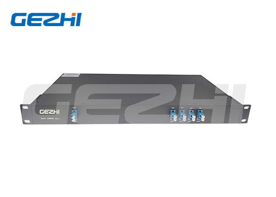लो इंसर्शन लॉस 8 चैनल 100Ghz DWDM mux इक्विपमेंट 1U पैचपैनल रैकमाउंट टाइप फिल्टर्स मल्टीप्लेक्सर