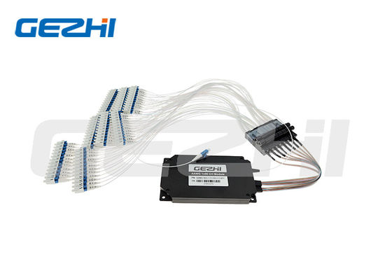 1x96 चैनल 50GHz AAWG DWDM मॉड्यूल मेटल बॉक्स पैकेज के साथ लॉन्ग हॉल नेटवर्क के लिए