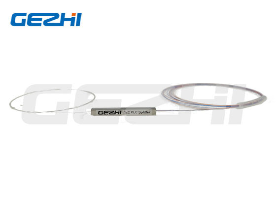 एफटीटीएच अनुप्रयोगों के लिए जी६५७ए१ फाइबर के साथ १२६०-१६५० एनएम १x२ नंगे फाइबर ऑप्टिक पीएलसी स्प्लिटर