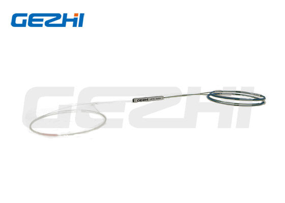 1x8 बेयर फाइबर पीएलसी स्प्लिटर स्टील ट्यूब टाइप एफटीटीएच के लिए जी657ए1 फाइबर के साथ