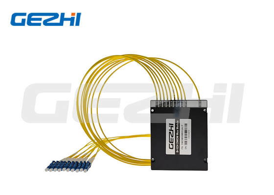 8CH DWDM मॉड्यूल 2in1 रैक डबल फाइबर के साथ DWDM mux निष्क्रिय फिल्टर 1x8 चैनल नेटवर्क