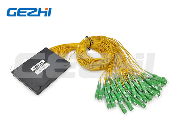OEM 1x64 G657A1 SC/APC पीएलसी स्प्लिटर ABS मॉड्यूल FTTH PON नेटवर्क के लिए