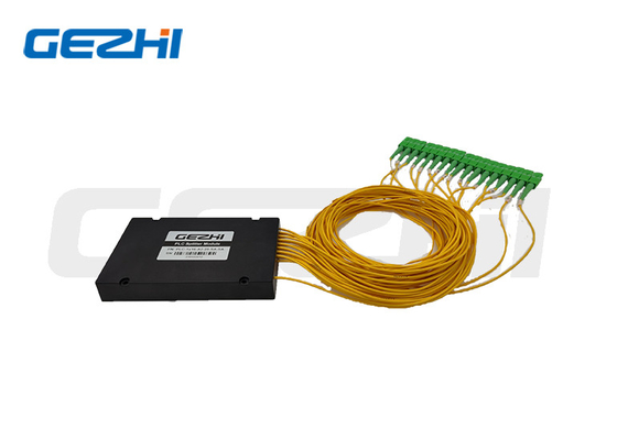 CATV प्रणाली फाइबर ऑप्टिक Fbt स्प्लिटर स्टील ट्यूब 1x16 Pon नेटवर्क