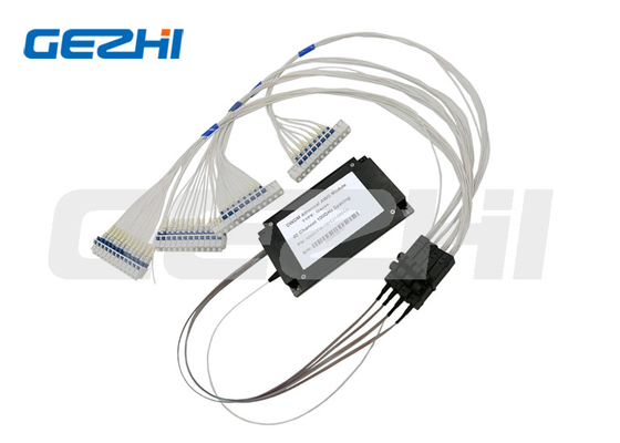 40 सीएच 100GHz एथरमल AAWG DWDM मॉड्यूल फ्लैट टॉप गॉसियन फ़िल्टर
