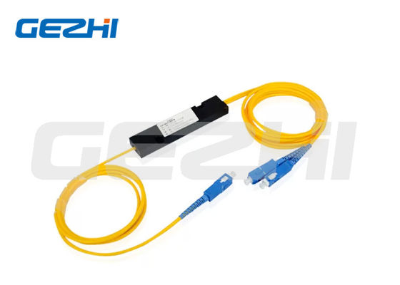 CATV और FTTX प्रणालियों के लिए एकल मोड 1x2 SC/UPC फाइबर ऑप्टिक स्प्लिटर