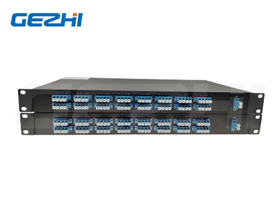 मल्टी-चैनल 40CH फिल्टर DWDM Mux Demux मल्टीप्लेक्सर 1RU 19 