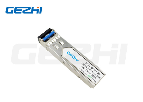 CWDM 1.25 G SFP ट्रांससीवर 1310nm 80KM ऑप्टिकल ट्रांससीवर मॉड्यूल