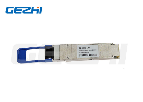 डाटा सेंटर 100G QSFP28 ट्रांससीवर LR4 1310nm 10km LC मॉड्यूल LR4 100G