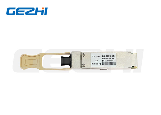 MPO 100G 850nm SR ऑप्टिकल ट्रांससीवर मॉड्यूल DDM 100M QSFP28 समर्थन OEM