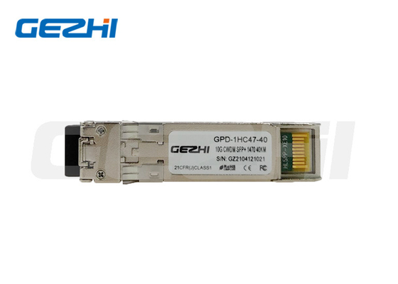 गीगाबिट ईथरनेट स्विच के लिए 10G SFP CWDM 1490nm 40KM SFP+ ट्रांससीवर मॉड्यूल