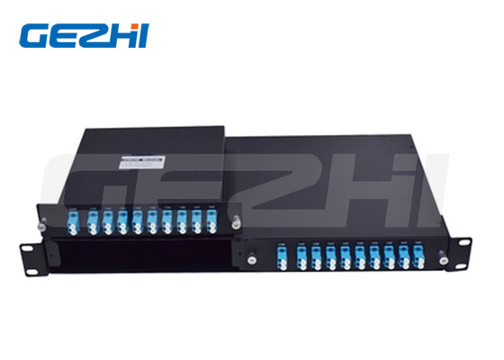 18CH CWDM मॉड्यूल 1270-1610nm 1U LGX 2 आधा आकार का स्लॉट 1 कैसेट में