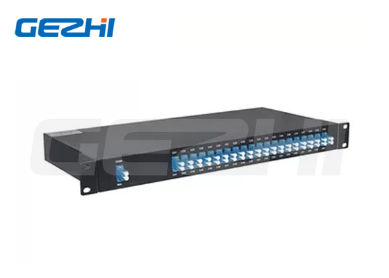 40 चैनल डुअल फाइबर DWDM Mux Demux FMU 1U रैक माउंट AAWG निष्क्रिय उपकरण
