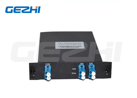 100GHz FTTX 1310nm 2CH ऑप्टिकल मक्स डेमक्स OADM DWDM ऐड ड्रॉप मॉड्यूल