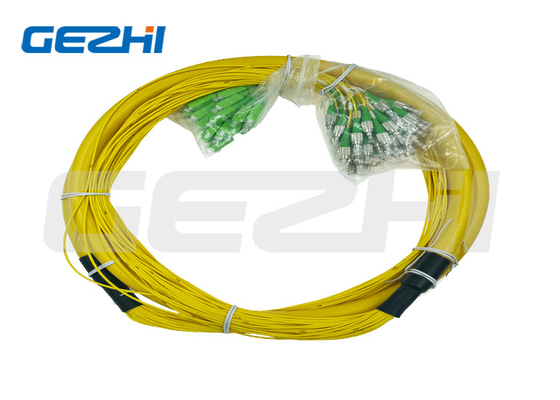 FTTH FTTB FTTX नेटवर्क के लिए एकल मोड 48 कोर फाइबर केबल FC/APC