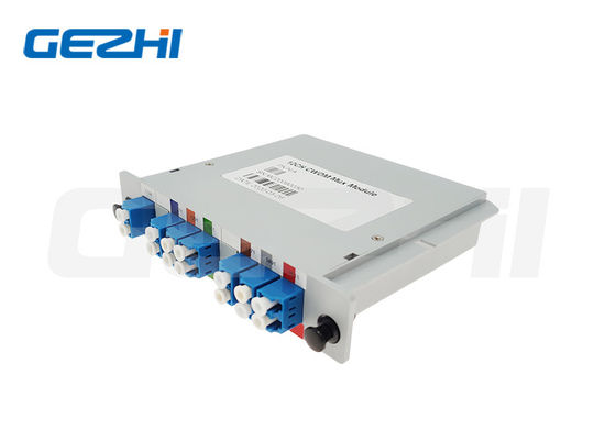 12CH CWDM Mux Demux 1260-1620nm फाइबर ऑप्टिक उपकरण एलसी यूपीसी एडाप्टर के साथ