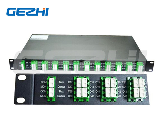 40 चैनल LC/APC 100GHz डुप्लेक्स एथर्मल AWG DWDM मॉड्यूल GEZHI-DWDM - MUX/DEMUX