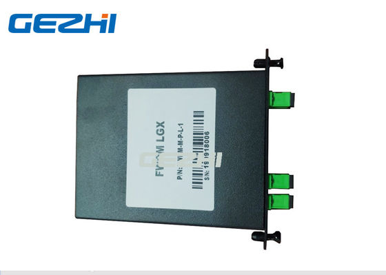 LGX कैसेट CATV नेटवर्क 3 पोर्ट एफडब्ल्यूडीएम पास 1550nm फ़िल्टर WDM