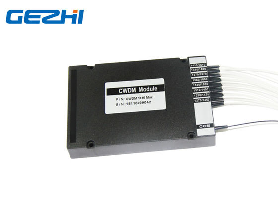 1610nm 1x16 सिंगल फाइबर पैसिव 16 चैनल CWDM स्प्लिटर