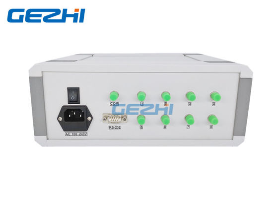 फास्ट स्विचिंग डेस्कटॉप RS232 1x8 ऑप्टिकल स्विच उपकरण