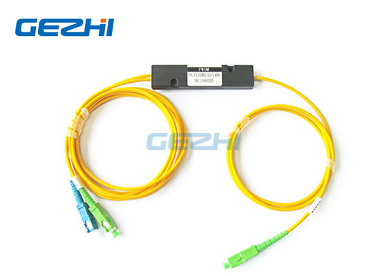 SC APC कनेक्टर FTTH FTTX 1490nm 1x2 फ़िल्टर WDM
