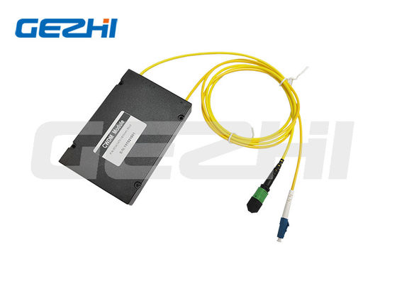 1x8 WDM फाइबर ऑप्टिक मल्टीप्लेक्सर 8 CWDM चैनल MPO पिगटेल के साथ